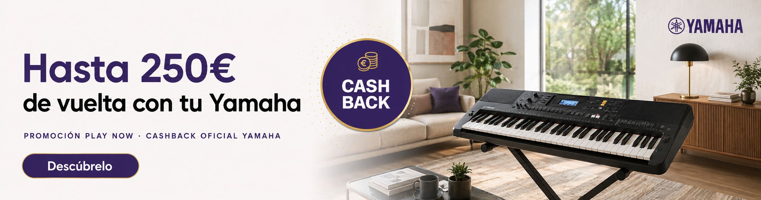 CASHBACK YAMAHA